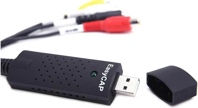 Alt view image 4 of 7 - Easycap USB 2.0 Video Capture Card RCA AV Stereo Audio Adapter VHS to Digital Converter Grabber Dongle for TV DVD DVR VCR Camcorder PC Laptop Windows Mac OS Recording Streaming Media Backup