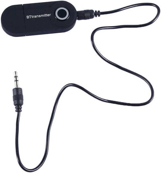 Alt view image 3 of 6 - Wireless Bluetooth 5.0 Audio Transmitter Adapter 3.5mm AUX RCA USB Power Dongle A2DP Stereo Sound Low Latency Converter for PC Desktop Laptop TV Car Speaker Home Theater Music Streaming Headphone