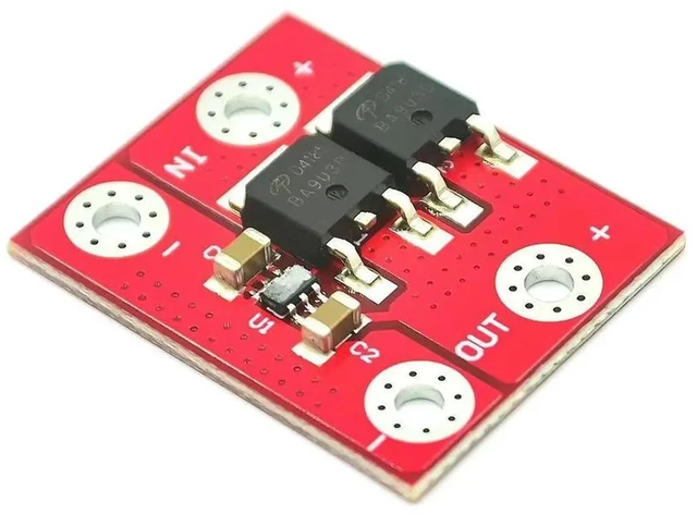 Main image of 15A High Current Ideal Diode Controller Board DC 3V to 28V Anti Backflow Reverse Irrigation Protection Low Drop Voltage Redundant Power Supply Module for Solar Panel Battery Charging Wind Energy DIY
