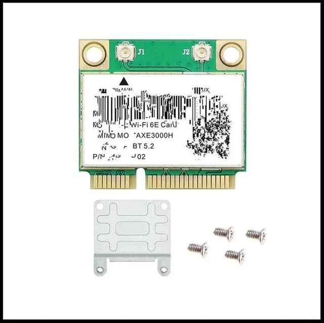 Main image of MPE AXE3000H AX210 WiFi 6E Mini PCIe Wireless Network Card BT 5.2 Tri Band 2.4GHz 5GHz 6GHz 5400Mbps 802.11AX AC WLAN Adapter Receiver Module for PC Laptop Notebook Mini Computer Gaming Setup