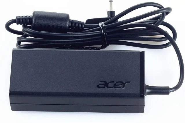 Alt view image 5 of 6 - 45W 19V 2.37A AC Adapter Power Supply Charger 3.0 1.1mm Small Pin Battery Cord AO1 131 AO1 431 C730 C738T C810 Replacement Unit Main Cable Wire for Cloudbook Chromebook Laptop Computer Notebook