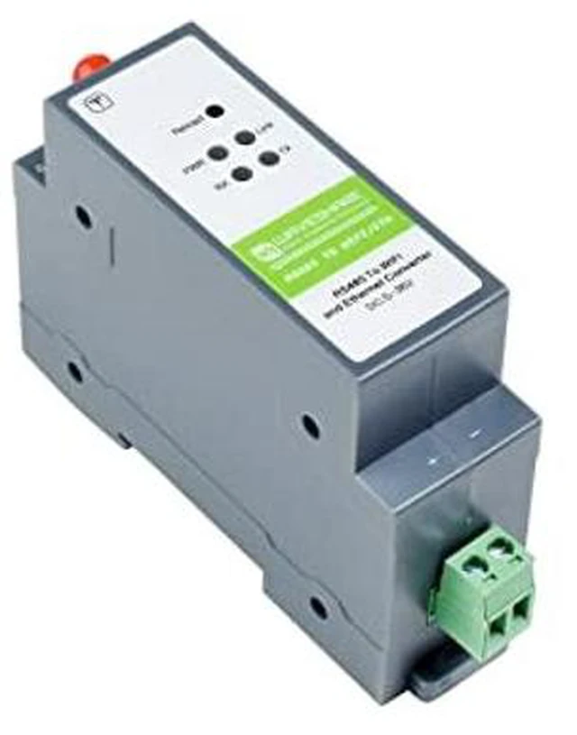 Main image of RS485 to WiFi Ethernet Module Modbus MQTT Gateway DIN Rail Mount Serial Server Communication Adapter Converter Data Interface Board Transceiver for Industrial Automation Control PLC Network System
