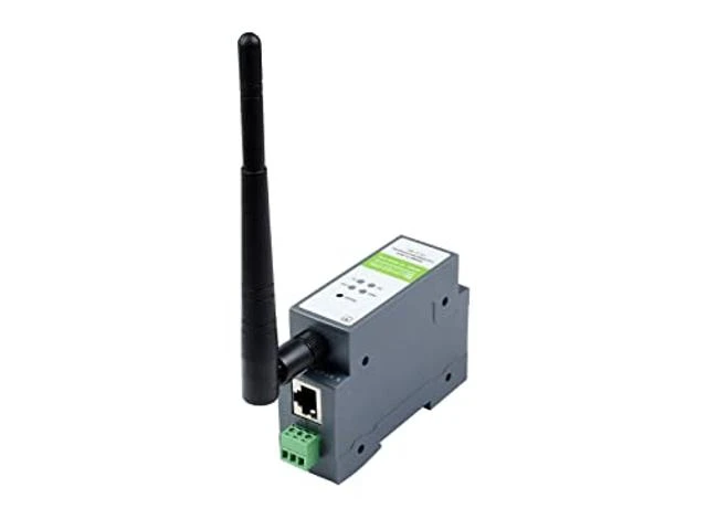 Alt view image 2 of 5 - RS485 to WiFi Ethernet Module Modbus MQTT Gateway DIN Rail Mount Serial Server Communication Adapter Converter Data Interface Board Transceiver for Industrial Automation Control PLC Network System