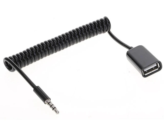 Alt view image 6 of 7 - 3.5mm Male to USB Female AUX Cable (READ BEFORE BUY: DOES NOT WORK WITH FLASH DRIVES/MP3 PLAYERS on Standard Car AUX)