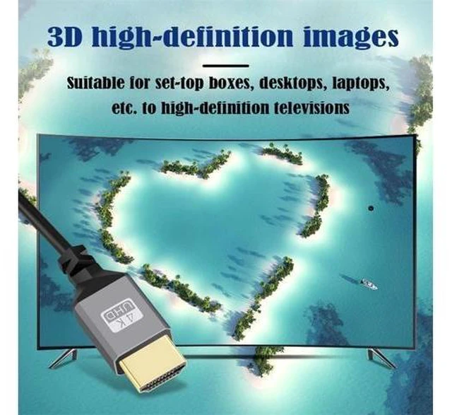 Alt view image 3 of 7 - 4K 60Hz HDMI 2.0 Male to Male Stretch Coiled Cable Down Angled 90 Degree Connector High Speed Video Cord Wire Extension Line Lead Adapter Spring for HDTV Monitor Computer Laptop Desktop Display