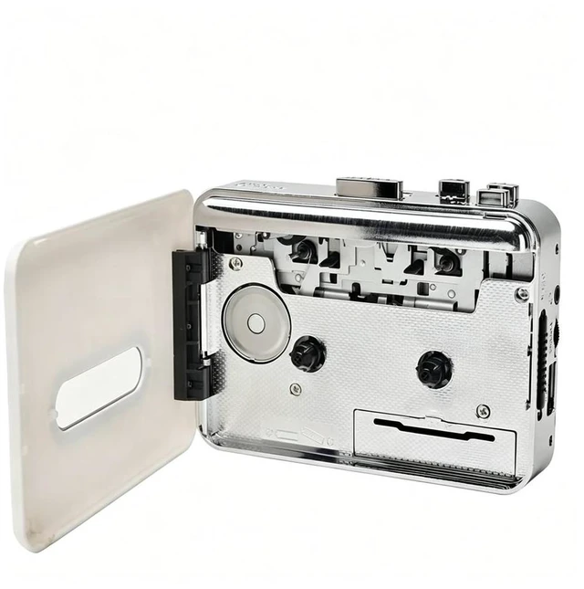Alt view image 4 of 7 - Standalone Cassette to MP3 Converter (No PC Required), USB Flash Drive Tape Player & Audio Digitizer with Earphones