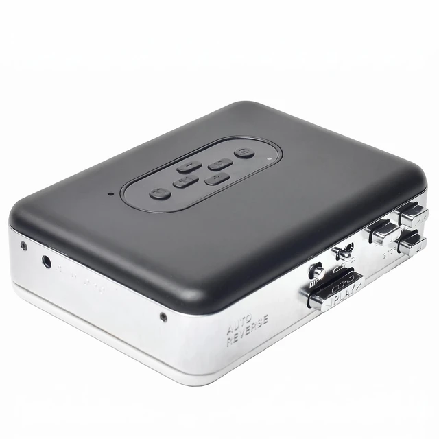 Alt view image 7 of 7 - Standalone Cassette to MP3 Converter (No PC Required), USB Flash Drive Tape Player & Audio Digitizer with Earphones