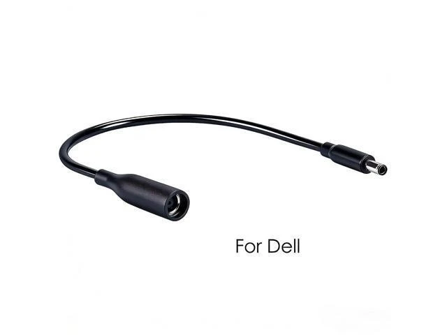 Alt view image 6 of 6 - 7.4mm to 4.5mm Tip Adapter Cable Converter Plug D5G6M 0D5G6M Power Supply Connector Dongle Wire Lead Cord Line 45W 65W 90W 135W Unit for DELL Inspiron XPS Laptop Notebook PC Charger 2 Pack