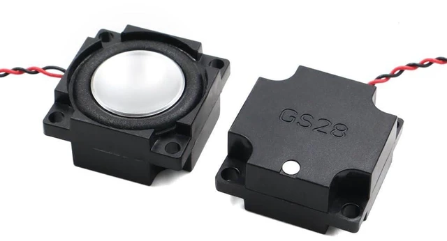 Main image of 2828 Cavity Horn Speaker 4 Ohm 3W DIY Enclosure Loudspeaker Sound Module 2P 1.25 Pitch Terminal Wire Cable Connector Component Board Unit for Laptop PC TV Audio Advertising Player Project 3 Pack