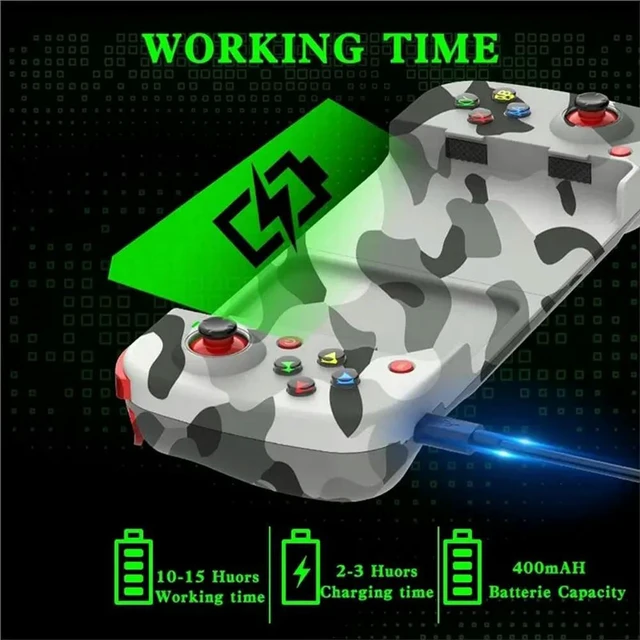 Alt view image 2 of 3 - Elite PC Gaming Controller with Force Feedback Triggers, 1000Hz Polling Rate & Tension-Adjustable Alloy Joysticks (Full-Color LCD)