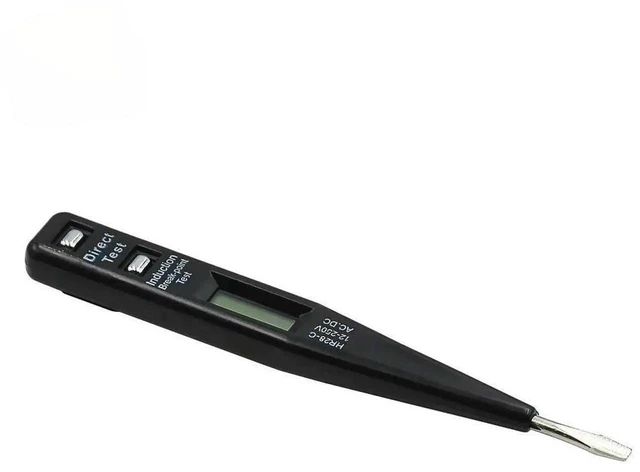 Alt view image 3 of 3 - Multifunction Digital Test Pencil LCD Display AC DC 12V 240V Voltage Detector Pen Multi Sensor Electrical Circuit Checker Multimeter Probe Hand Tool for Home Appliance Electrician Power Repair Work