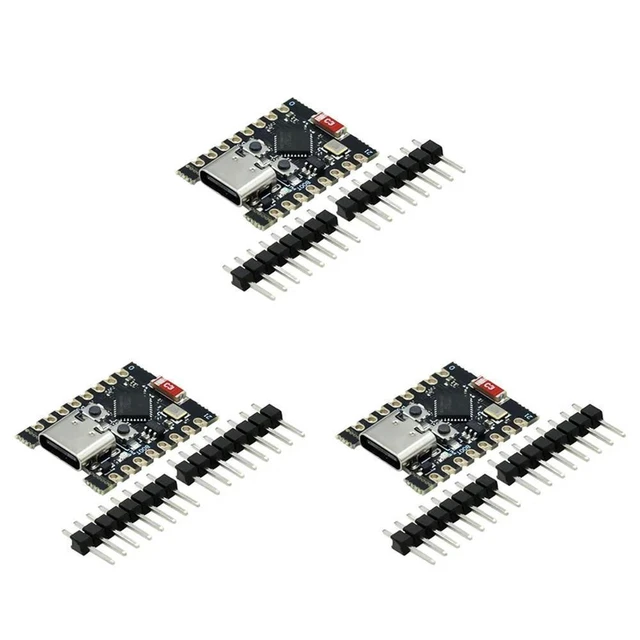 Alt view image 7 of 7 - ESP32-C3 Development Board ESP32 Mini Bluetooth Development Board Easy Expansion And Power Supply Flexibility for Smart Home IoT Maker DIY Electronic System 3 Pack