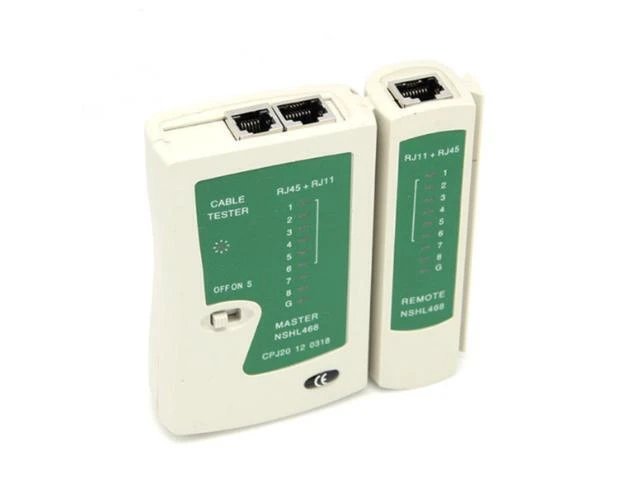 Alt view image 2 of 2 - RJ45/RJ11 Network Cable Tester (Continuity Checking ONLY), LAN Ethernet Wire Tester for Cat5/Cat6 & Telephone Lines (9V Battery NOT Included)