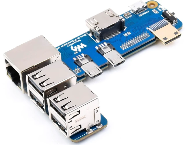Main image of Form Factor Adapter Board for RPi Zero to 3B/3B+ Layout, Hardware Port Expander for Pi 3B HATs (Empty Board ONLY, No CPU)