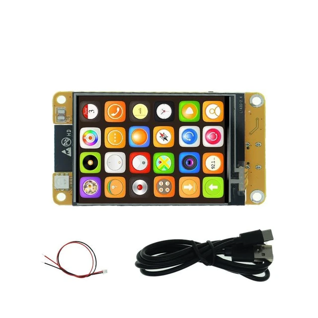 Alt view image 3 of 5 - ESP32 Smart Display Development Board 2.8 Inch TFT LCD Color Touch Screen WiFi Bluetooth Dual Core 240MHz MCU SPI UART SDIO Acrylic Shell Module for Smart Home Automation Remote Data Collection IoT
