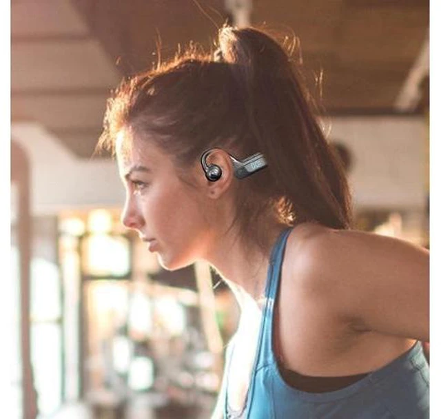 Alt view image 3 of 7 - Open-Ear Bone Conduction Headphones, Bluetooth Wireless Sports Headset with Mic for Running & Cycling (Situational Awareness)