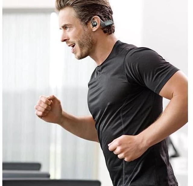 Alt view image 2 of 7 - Open-Ear Bone Conduction Headphones, Bluetooth Wireless Sports Headset with Mic for Running & Cycling (Situational Awareness)
