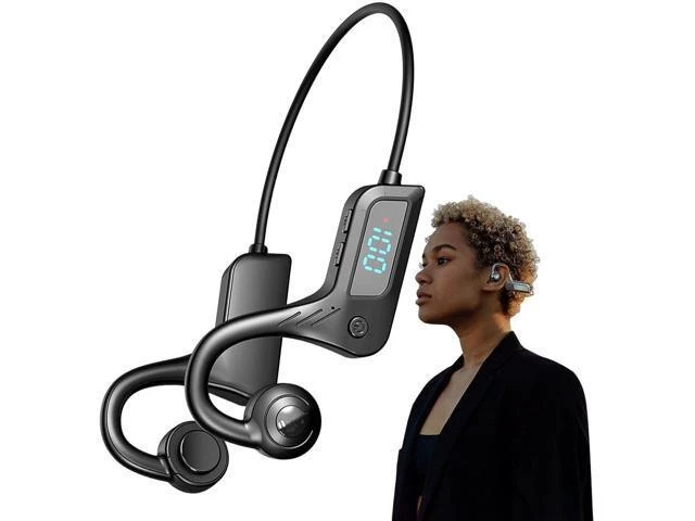Alt view image 6 of 7 - Open-Ear Bone Conduction Headphones, Bluetooth Wireless Sports Headset with Mic for Running & Cycling (Situational Awareness)