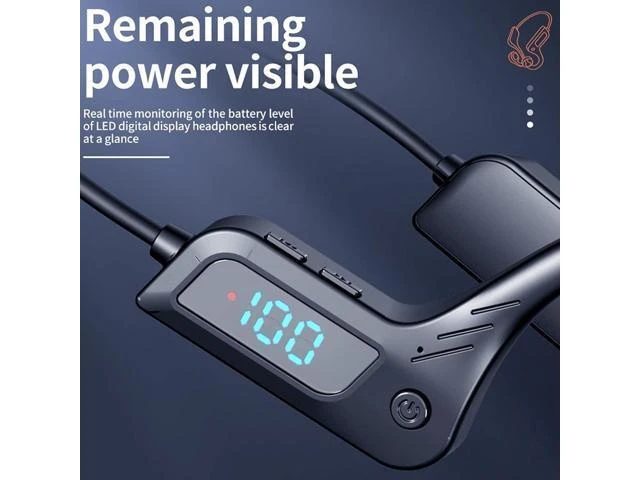 Alt view image 7 of 7 - Open-Ear Bone Conduction Headphones, Bluetooth Wireless Sports Headset with Mic for Running & Cycling (Situational Awareness)