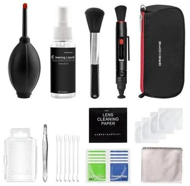 Main image of Digital Camera Lens Cleaner Kit Sensor Cleaning Tools Tweezers Set Professional Earphone Audio Maintenance Brush Air Blower Dust Removal Swab for DSLR Camcorder Optical Device Earbud Headphone