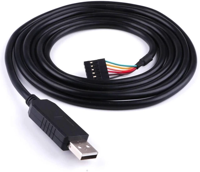 Alt view image 4 of 7 - TTL-232R-3V3 USB to TTL UART Adapter Converter Serial Cable 3.3V 6 Way Pin Header Wire Debug Cord Lead Interface Connector Flashing Download Line for MCU Microcontroller Development Board PC