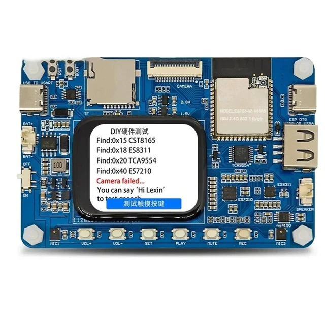 Alt view image 3 of 3 - "Xiaozhi" AI Voice Assistant Dev Kit (ESP32-S3), Open-Source Smart Chatbot Board with 1.69" LCD Screen (Requires Programming & API)