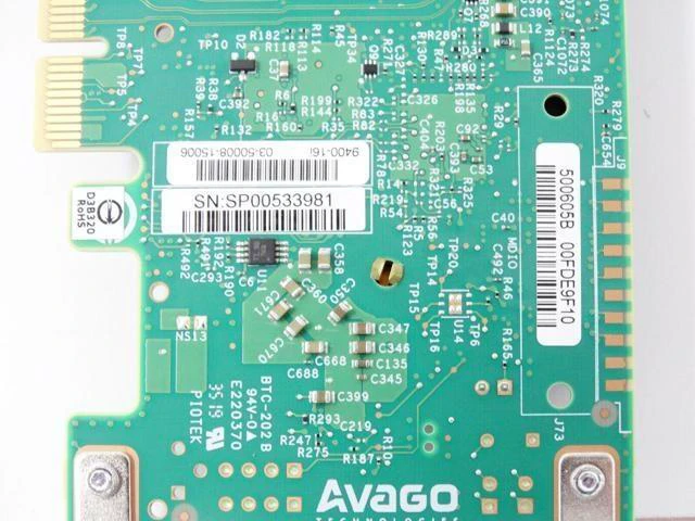 Alt view image 4 of 4 - 9400-16i Host Bus Adapter HDD SSD Storage Controller 12Gbps PCI Express Gen3 NVMe SAS SATA 16 Port Tri Mode High Performance Internal Expansion Card for Data Center Server Enterprise System