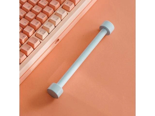 Alt view image 7 of 7 - Heavy Metal Solid Core Weight Rod Organizer Reel Accessory For Customized Mechanical Keyboard Cable Type C Aviator Connector Paracord Braided Wire PC Gaming Setup Desktop Office Typing Blue 15 cm