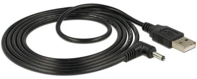 Main image of U2-111-RI USB 2.0 Type A Male to DC Power Plug Barrel Charge Cable Right Angled 90 Degree 3.5mm 1.35mm 5V Jack Adapter Connector Supply Cord Wireless Router Desk Lamp Smart Speaker 100cm