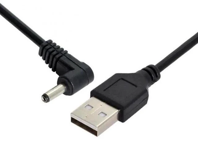 Alt view image 2 of 7 - U2-111-RI USB 2.0 Type A Male to DC Power Plug Barrel Charge Cable Right Angled 90 Degree 3.5mm 1.35mm 5V Jack Adapter Connector Supply Cord Wireless Router Desk Lamp Smart Speaker 100cm