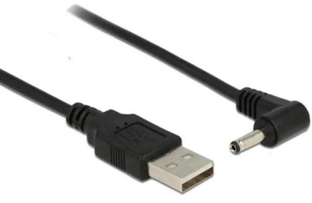 Alt view image 4 of 7 - U2-111-RI USB 2.0 Type A Male to DC Power Plug Barrel Charge Cable Right Angled 90 Degree 3.5mm 1.35mm 5V Jack Adapter Connector Supply Cord Wireless Router Desk Lamp Smart Speaker 100cm