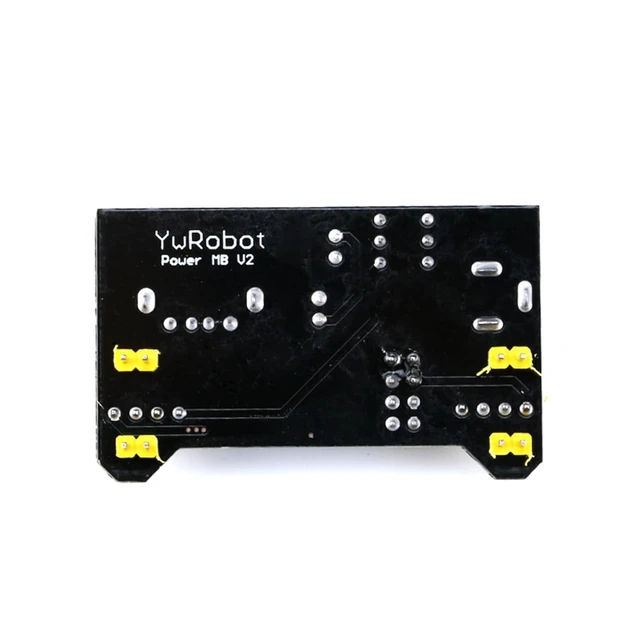 Alt view image 3 of 6 - MB102 Prototype Solderless Breadboard Power Supply Module DC 6.5V 12V to 3.3V 5V Step Down Voltage Regulator USB Adapter Converter Circuit Board for DIY Electronics Maker Project Testing 5 Pack