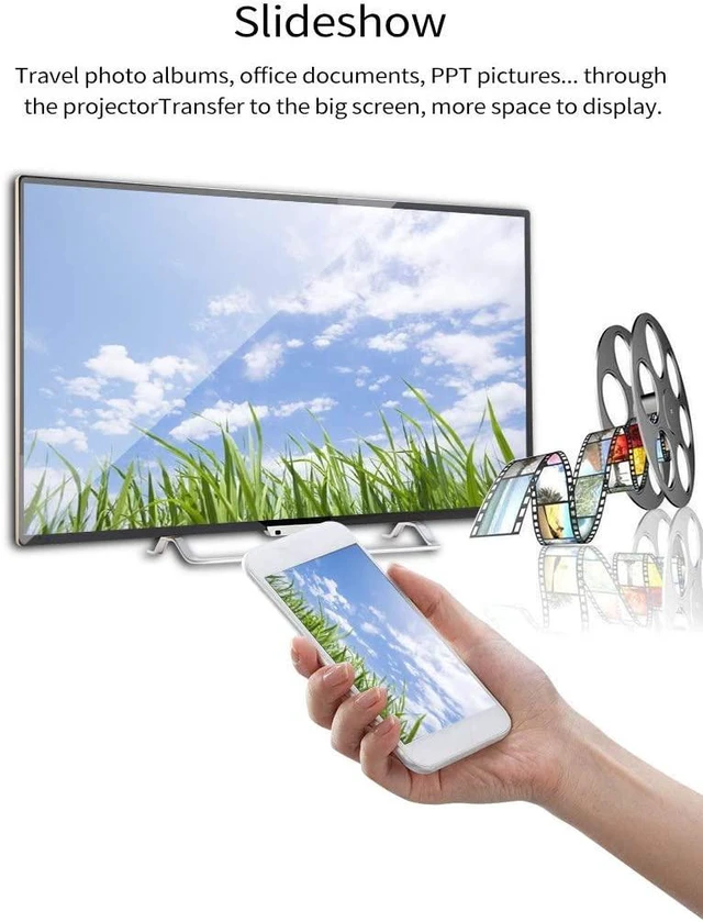 Alt view image 5 of 7 - G2 Wireless HDMI Display Dongle 1080P (2.4G WiFi), Screen Mirroring Adapter for iOS/Android (WARNING: DOES NOT Support Netflix/Prime/Hulu!)