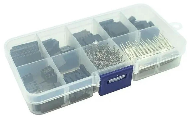 Alt view image 2 of 2 - Dupont Connector Jumper Wire Cable Pin Header Housing Kit Assortment Male Female Crimp Pins Terminal Wire To Board Solderless Socket DIY Electronics Breadboard Prototyping 2.54mm 310PCS