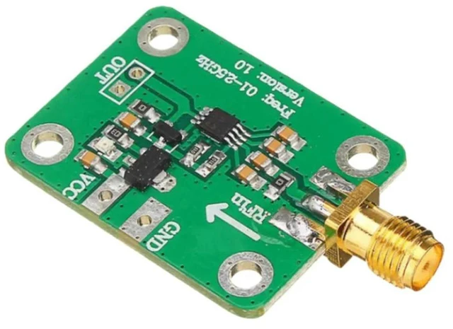 Main image of AD8313 RF Logarithmic Detector Board (0.1-2.5GHz), 65dB Dynamic Range RF Power Meter Module (Outputs DC Voltage, Not a Digital Meter)