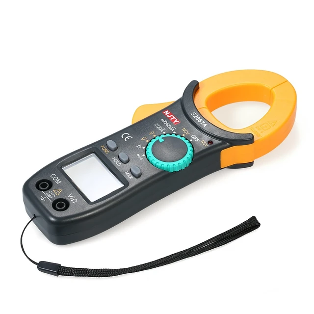Alt view image 4 of 7 - Digital Clamp Meter (Measures AC CURRENT ONLY!), Auto-Ranging Multimeter with NCV / Measures AC/DC Voltage & Resistance (Warning: NO DC Current!)