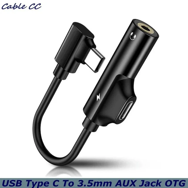 Main image of USB Type C Male to 3.5mm Female AUX Auxiliary Jack OTG 2 in 1 Audio Adapter Headphone Earphone Splitter Stereo Sound Converter Dongle Connector Cable For Smart Phones Tablets Music Calling
