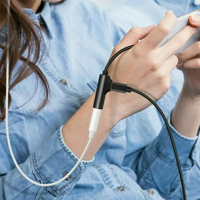 Alt view image 5 of 6 - USB Type C Male to 3.5mm Female AUX Auxiliary Jack OTG 2 in 1 Audio Adapter Headphone Earphone Splitter Stereo Sound Converter Dongle Connector Cable For Smart Phones Tablets Music Calling