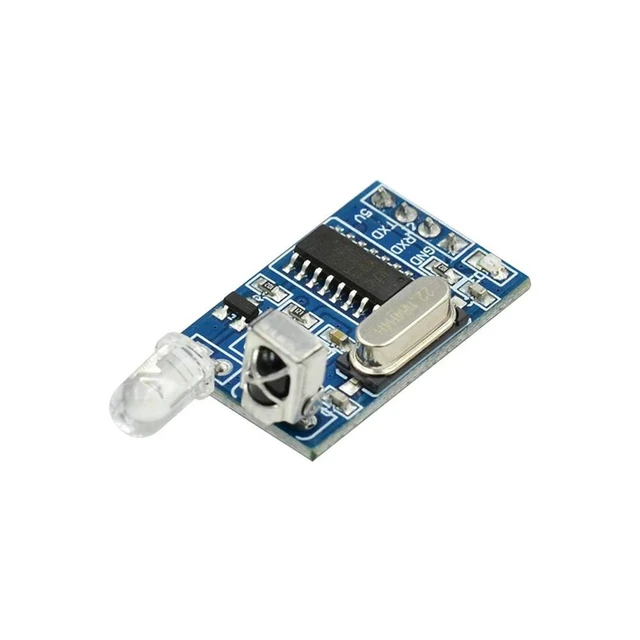 Alt view image 4 of 6 - IR Infrared Transmitter Receiver Module - 5V Remote Control Decoder Encoder Board, 38KHz, Digital Interface for MCU Development