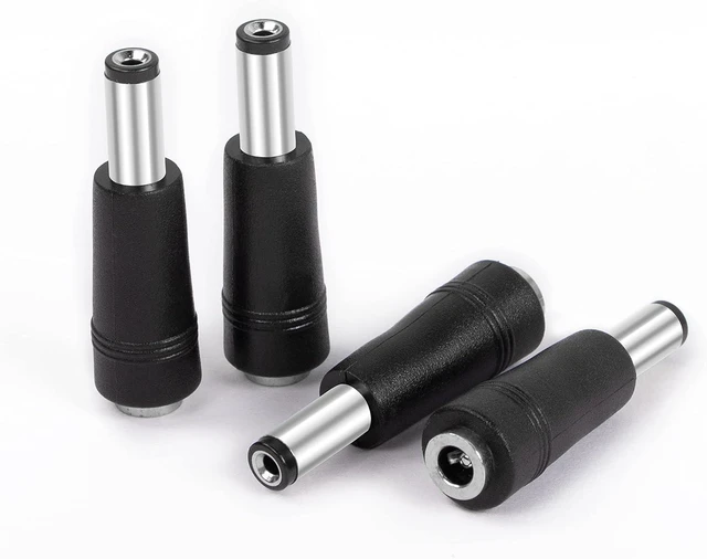 Main image of DC Power Barrel Jack Adapter Converter - 4.0x1.7mm Female to 5.5x2.1mm Male, Universal Charger Connector for Laptop & Router, 4-Pack