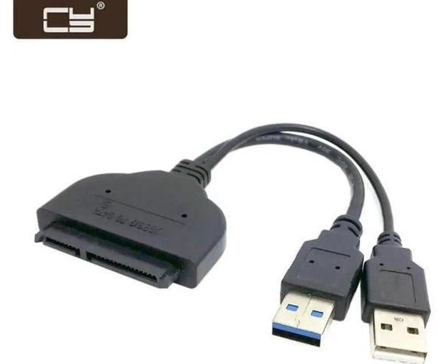 Main image of U3-067 USB 3.0 to SATA 22 Pin External Hard Disk Drive Adapter Cable Connector With Extra USB Power Cable 5Gbps High Speed SSD HDD Converter For PC Laptop Data Backup Drive Cloning 2.5 Inch