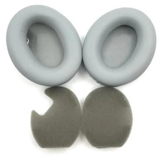 Main image of WH 1000XM4 Compatible Replacement Ear Pads Cushions Earmuff Covers Protein Leather With Buckles Soft Comfort Noise Isolation Headphone Accessories For Headset Repair Daily Audio Listening Gray