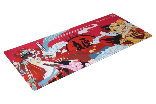 Alt view image 5 of 7 - Consort Yu Beijing Opera Art Desk Pad Mat Extended Mouse Pad Keyboard Table Protector Cover Blotter With Reinforced Stitched Edges Anti Fray For PC Gaming Setup Desktop Office Typing Extra Large