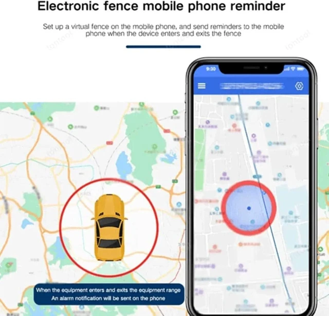 Alt view image 6 of 7 - Mini Magnetic GPS Tracker for Vehicles - Real-Time Anti-Theft Locator, Free Tracking App (No Subscription), Strong Magnet, SIM Card Required