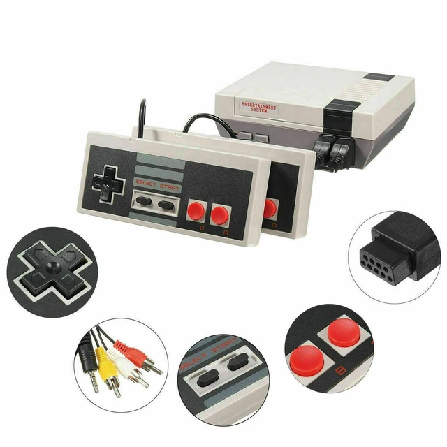 Alt view image 2 of 5 - 620 Nostalgic Retro Classic Video Game Console Home Game Console Entertainment System Player Export Specific Edition Electronic Device For TV Living Room Kids Family Party Red White Mini