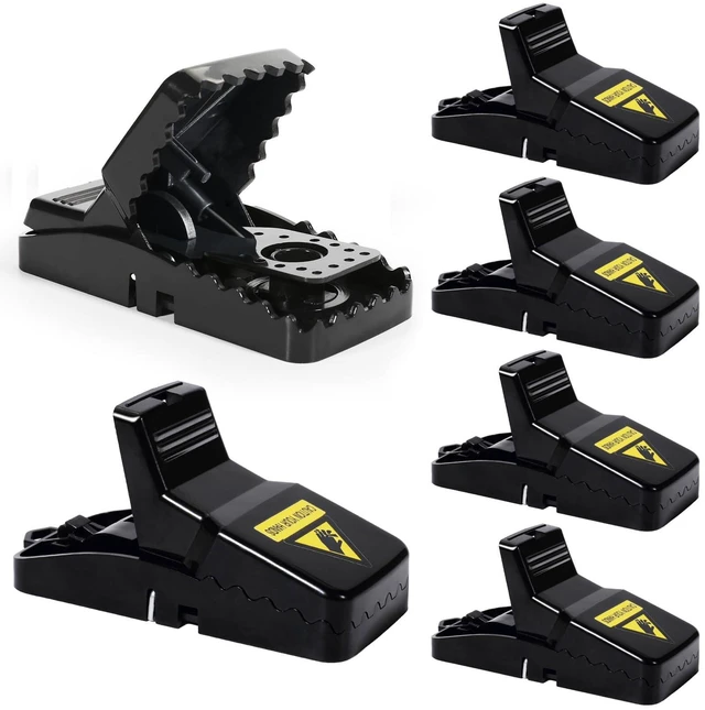 Main image of 4 Pack Mouse Traps Indoor for Home,Mice Traps for House,Reusable Mouse Trap That Work,Small Mice Catchers for Home Indoor, Quick Set Mousetraps Effective