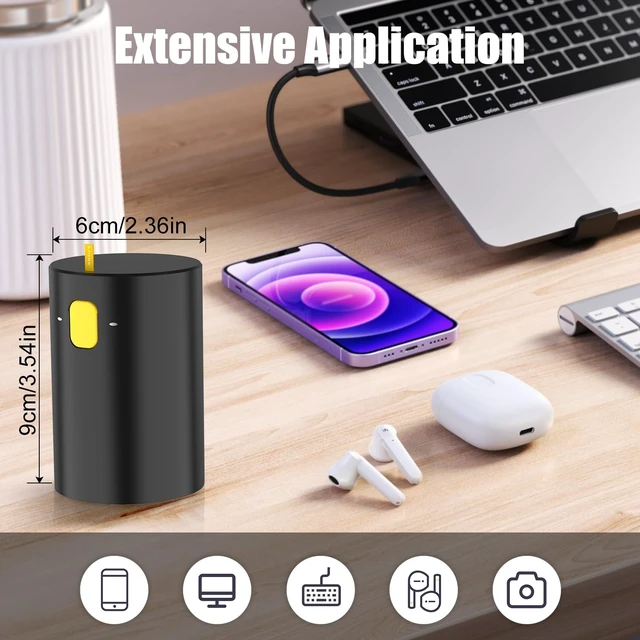 Alt view image 6 of 7 - 20-in-1 Electronic Cleaning Kit - Mechanical Keyboard Brush & Earbud Cleaning Pen, Screen Wiper Multi-Tool for PC/Laptop/Camera, Black
