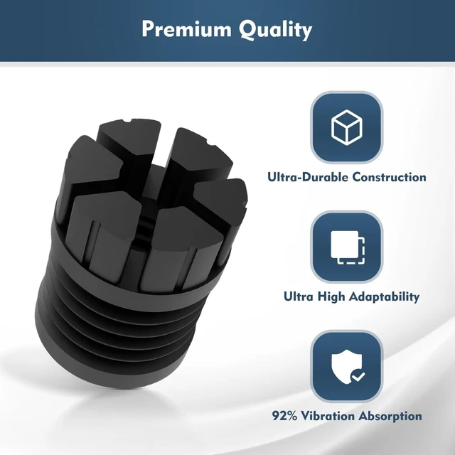 Alt view image 4 of 7 - Upgraded Anti-Vibration Rubber Feet - Shock Absorbing Damping Pads for High-Speed CoreXY 3D Printers, Noise Reduction, 4-Pack
