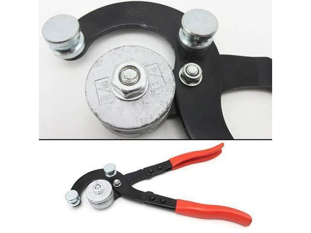 Alt view image 3 of 6 - Brake Pipe Bender Fuel Line Tubing Pliers Professional Multipurpose Heavy Duty Manual Hand Tool Automotive Tube Bending Equipment For Garage Mechanic Auto Repair Work Sizes 3 16 1 4 5 16 3 8 Inch