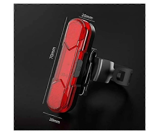Alt view image 3 of 5 - Super Bright Rechargeable Bike Tail Light Rear Bicycle Lamp USB Power 360 Degree Rotation Waterproof 4 Illumination Modes Warning Equipment For Mountain Cycling Night Riding Safety Black 2 Pack
